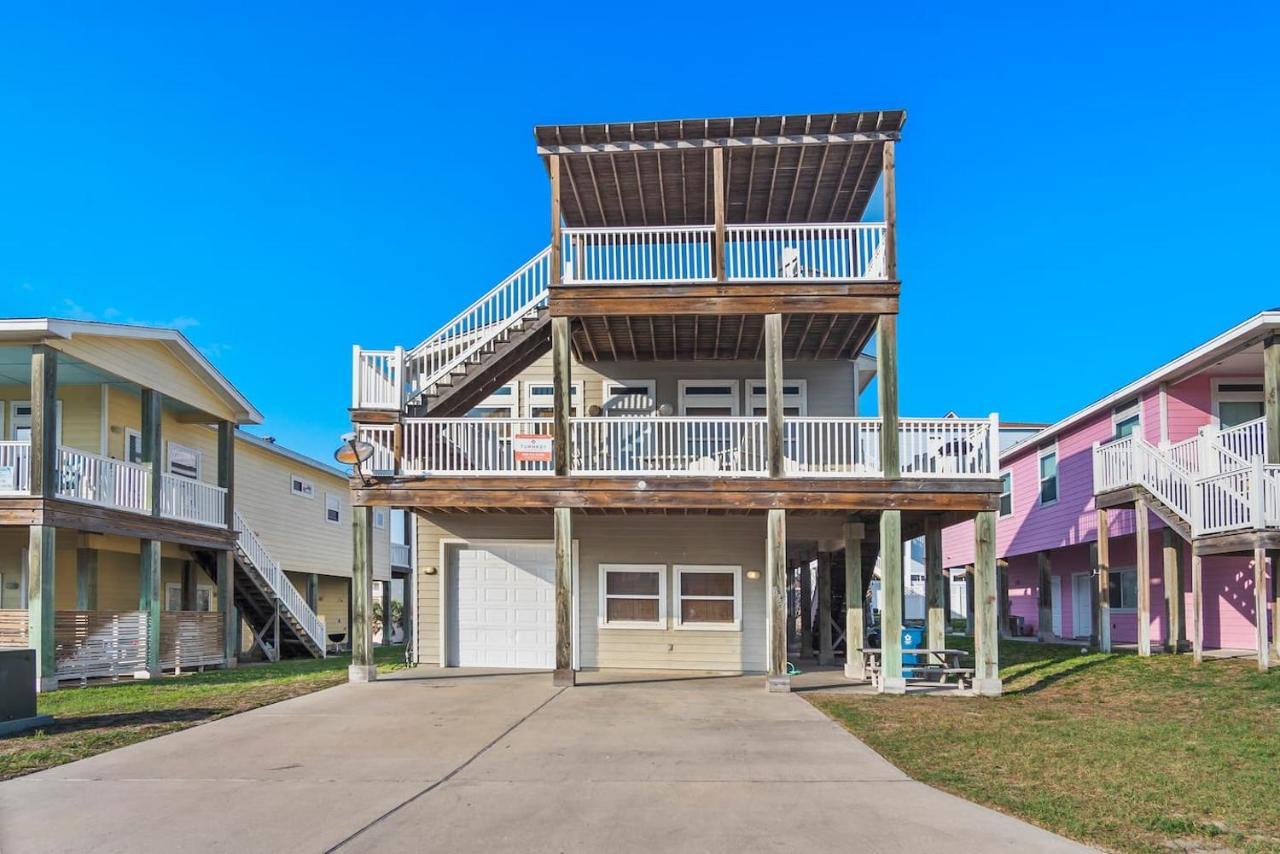 New 5 Bdrm W/Pool, Observation Deck Walk To Beach! Порт Арансас Екстериор снимка